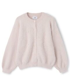 petit main LIEN / プティマイン リアン カーディガン・ボレロ | 【親子リンク】シャギーニットカーディガン
