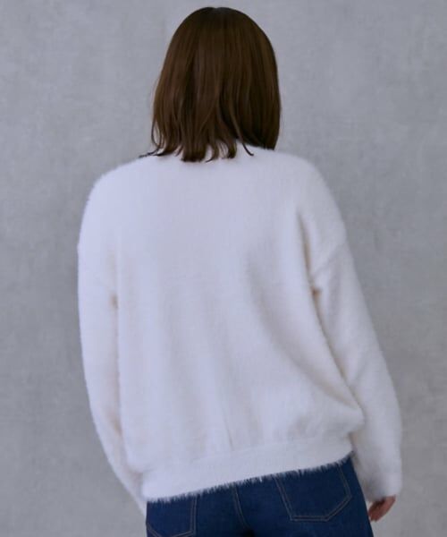 petit main LIEN / プティマイン リアン カーディガン・ボレロ | 【親子リンク】シャギーニットカーディガン | 詳細1