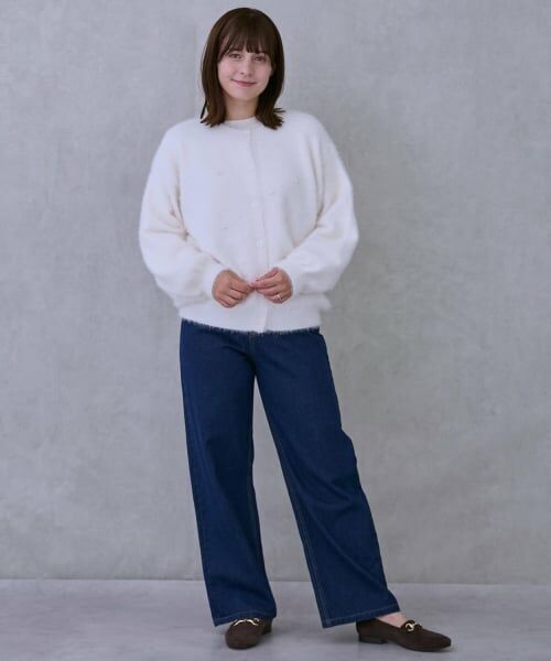 petit main LIEN / プティマイン リアン カーディガン・ボレロ | 【親子リンク】シャギーニットカーディガン | 詳細2