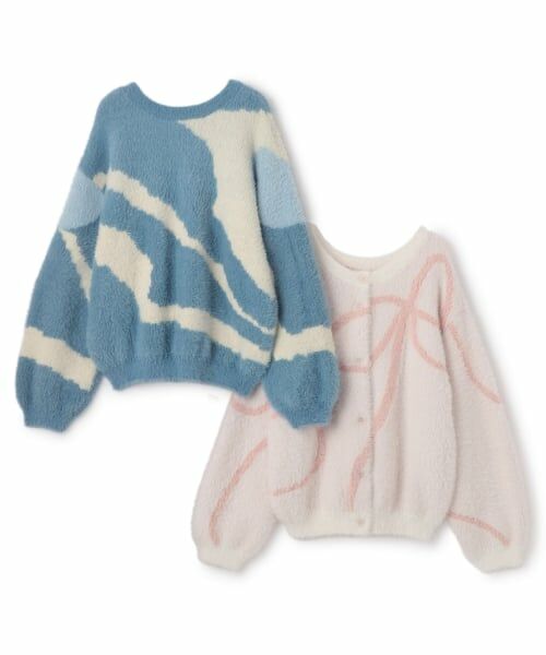 petit main LIEN / プティマイン リアン カーディガン・ボレロ | 【親子リンク】シャギーニット柄カーディガン | 詳細9