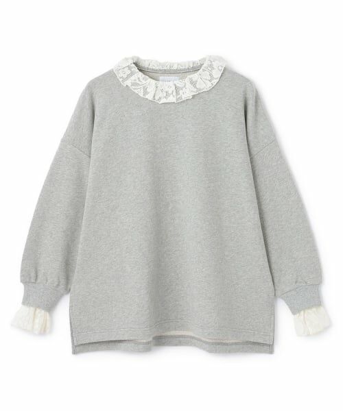 petit main LIEN / プティマイン リアン スウェット | 【親子リンク】レーストレーナー（トップ グレー）