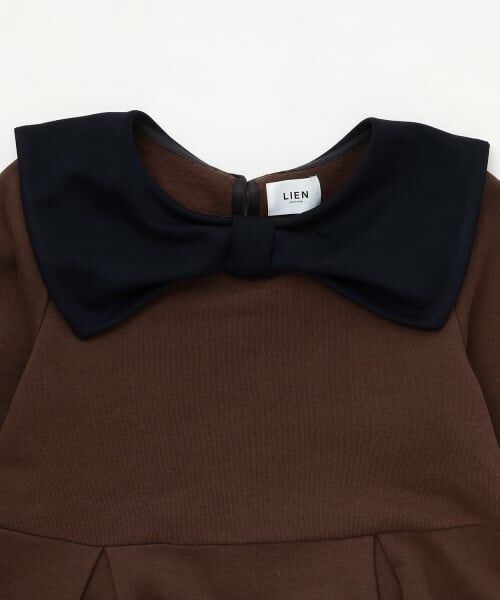 petit main LIEN / プティマイン リアン スウェット | 【裏起毛/リンク】リボン衿トレーナー | 詳細9