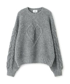 petit main LIEN / プティマイン リアン ニット・セーター | 【リンク】ハートケーブルニット