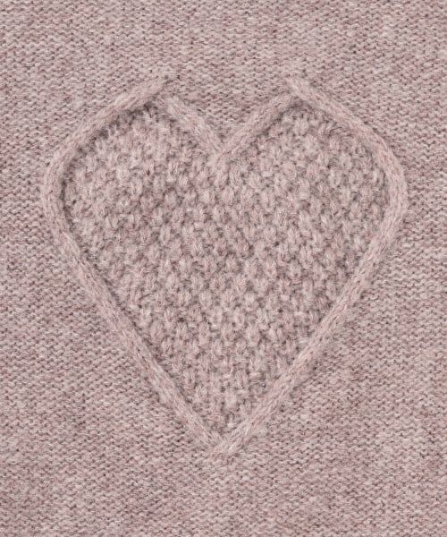 petit main LIEN / プティマイン リアン ニット・セーター | 【リンク】ハートケーブルニット | 詳細8