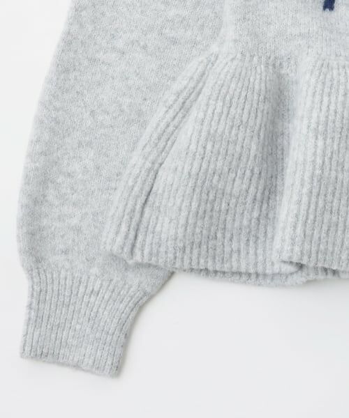 petit main LIEN / プティマイン リアン ニット・セーター | 【フワもちっと/リンク】お花パールニット | 詳細7