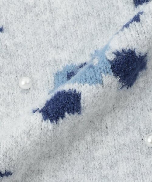 petit main LIEN / プティマイン リアン ニット・セーター | 【フワもちっと/リンク】お花パールニット | 詳細8