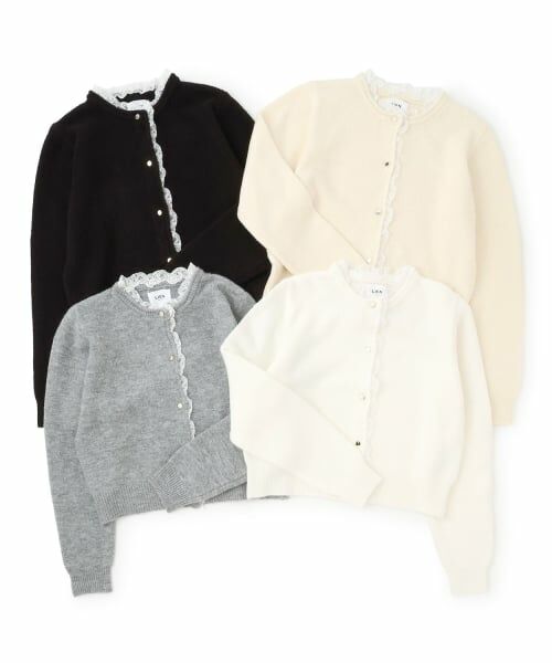 petit main LIEN / プティマイン リアン カーディガン・ボレロ | 【親子リンク】レースカーディガン | 詳細10