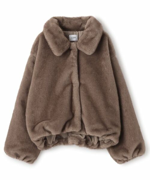 petit main LIEN / プティマイン リアン ブルゾン | 【親子リンク】フェイクファージャケット | 詳細10