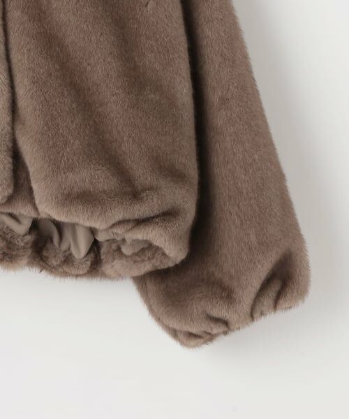 petit main LIEN / プティマイン リアン ブルゾン | 【親子リンク】フェイクファージャケット | 詳細14