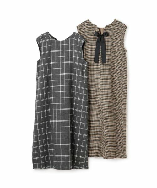 petit main LIEN / プティマイン リアン ミニ丈・ひざ丈ワンピース | 【親子リンク】リボンジャンパースカート | 詳細17