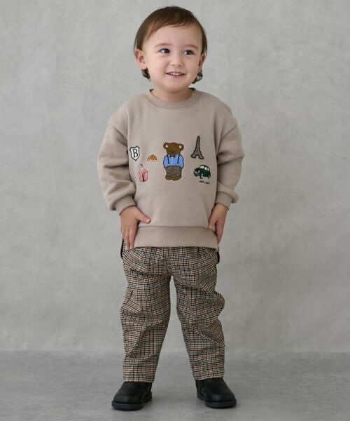 petit main LIEN / プティマイン リアン ミニ丈・ひざ丈ワンピース | 【親子リンク】リボンジャンパースカート | 詳細6