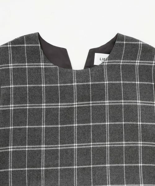 petit main LIEN / プティマイン リアン ミニ丈・ひざ丈ワンピース | 【親子リンク】リボンジャンパースカート | 詳細9