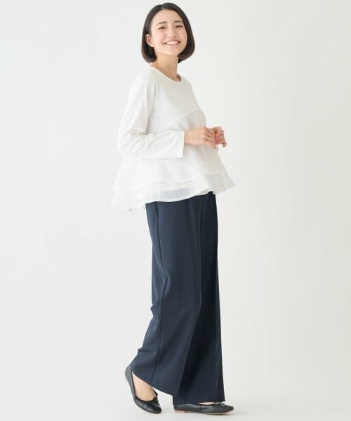 petit main LIEN / プティマイン リアン その他パンツ | 【フォーマル】センタープレスワイドパンツ | 詳細2