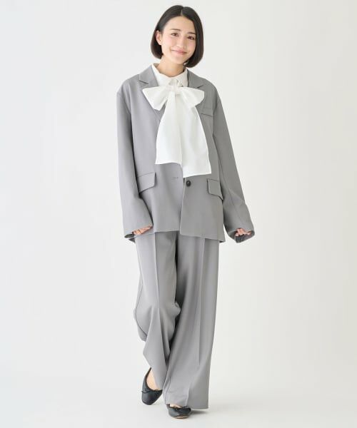 petit main LIEN / プティマイン リアン その他パンツ | 【フォーマル】センタープレスワイドパンツ | 詳細4