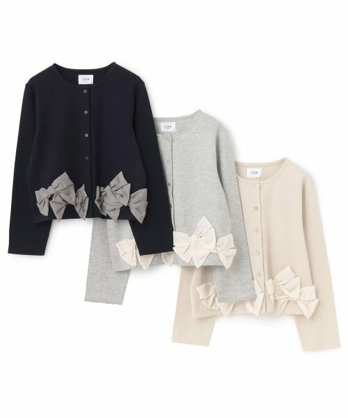 petit main LIEN / プティマイン リアン カーディガン・ボレロ | 【親子リンク】リボンカーディガン | 詳細16