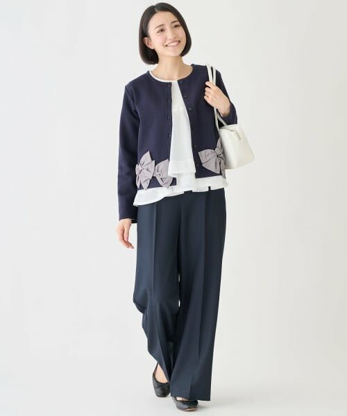 petit main LIEN / プティマイン リアン カーディガン・ボレロ | 【親子リンク】リボンカーディガン | 詳細5