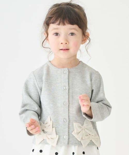 petit main LIEN / プティマイン リアン カーディガン・ボレロ | 【親子リンク】リボンカーディガン | 詳細7