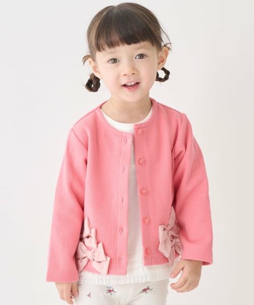 petit main LIEN / プティマイン リアン カーディガン・ボレロ | 【親子リンク】リボンカーディガン | 詳細8