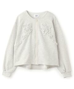 petit main LIEN / プティマイン リアン カーディガン・ボレロ | 【親子リンク/防汚】フリルモチーフハオリ