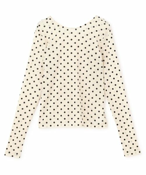 petit main LIEN / プティマイン リアン Tシャツ | 【フォーマル】2wayシアードットトップス | 詳細10