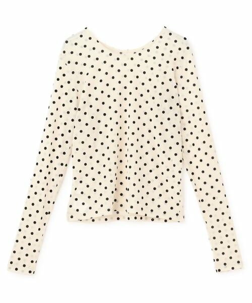 petit main LIEN / プティマイン リアン Tシャツ | 【フォーマル】2wayシアードットトップス | 詳細11