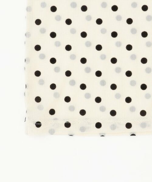 petit main LIEN / プティマイン リアン Tシャツ | 【フォーマル】2wayシアードットトップス | 詳細14