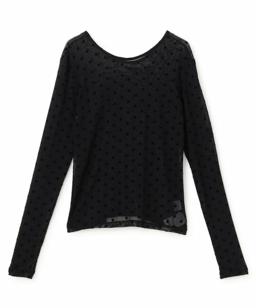 petit main LIEN / プティマイン リアン Tシャツ | 【フォーマル】2wayシアードットトップス | 詳細9