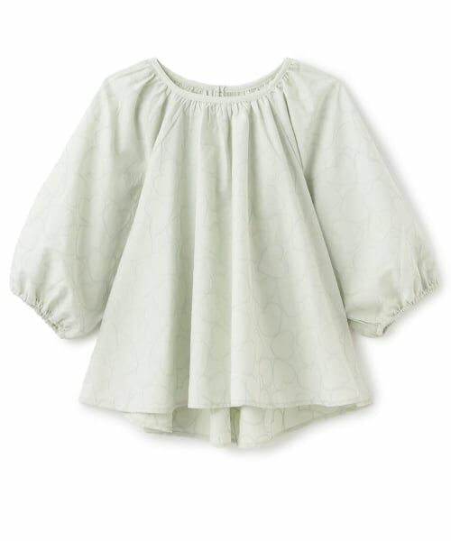 petit main LIEN / プティマイン リアン その他トップス | 【親子リンク】レースチュニック（イエロー グリーン）