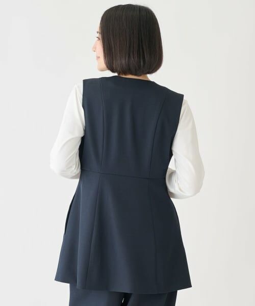 petit main LIEN / プティマイン リアン ダウンジャケット・ベスト | 【フォーマル】ノーカラージレ | 詳細1