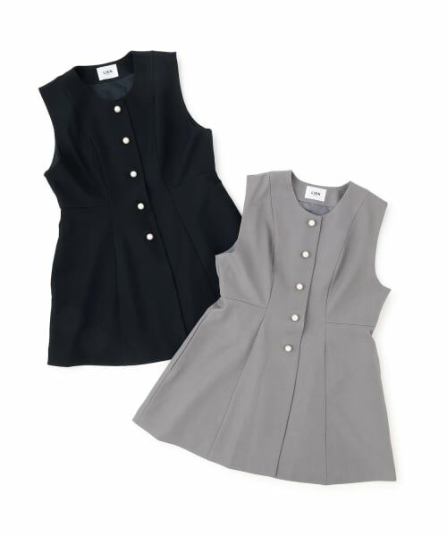 petit main LIEN / プティマイン リアン ダウンジャケット・ベスト | 【フォーマル】ノーカラージレ | 詳細18