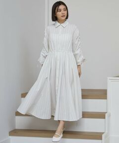 petit main LIEN / プティマイン リアン ミニ丈・ひざ丈ワンピース | 【親子リンク】アソート柄シャツワンピース