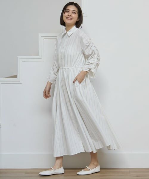 petit main LIEN / プティマイン リアン ミニ丈・ひざ丈ワンピース | 【親子リンク】アソート柄シャツワンピース | 詳細7