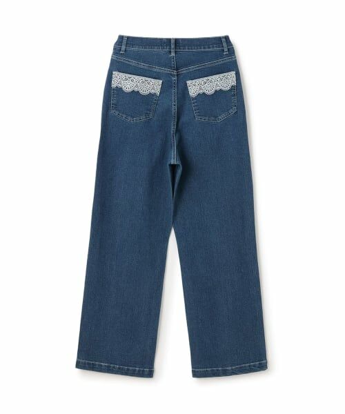petit main LIEN / プティマイン リアン その他パンツ | 【親子リンク】レースデニムパンツ | 詳細1