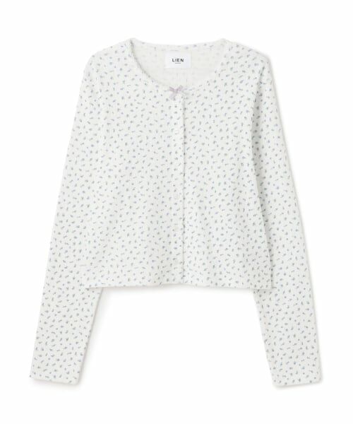 petit main LIEN / プティマイン リアン カーディガン・ボレロ | 【親子リンク】UV針抜きカットカーディガン（マルチ）