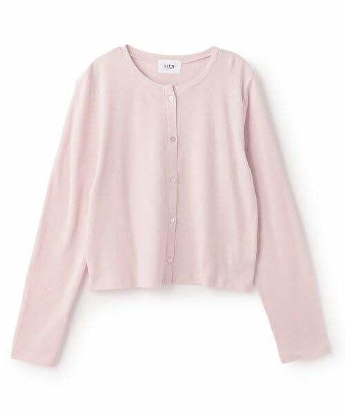 petit main LIEN / プティマイン リアン カーディガン・ボレロ | 【親子リンク】UVカーディガン（ライト ピンク）