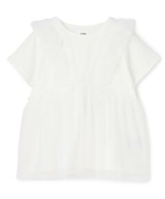 petit main LIEN / プティマイン リアン その他トップス | 【親子リンク】チュールフリルチュニック