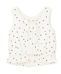 petit main LIEN / プティマイン リアン シャツ・ブラウス | 【リンク】コットンレーストップス