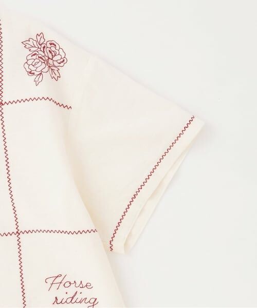 petit main LIEN / プティマイン リアン シャツ・ブラウス | 【リンク】インド綿刺しゅうシャツ | 詳細3