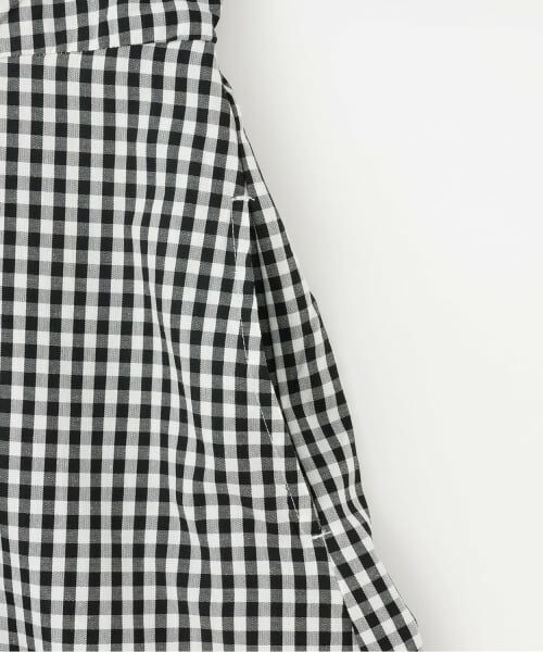 petit main LIEN / プティマイン リアン ミニ丈・ひざ丈ワンピース | 【リンク】袖パフペプラムワンピース | 詳細4