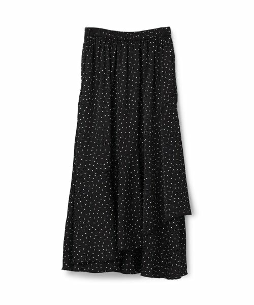 petit main LIEN / プティマイン リアン ミニ・ひざ丈スカート | サテンスカート | 詳細4