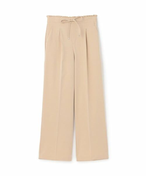 petit main LIEN / プティマイン リアン その他パンツ | ワイドストレートイージーパンツ（ベージュ）