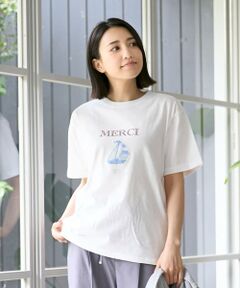 petit main LIEN / プティマイン リアン Tシャツ | 【親子リンク】【接触冷感】15th MERCI半袖Tシャツ