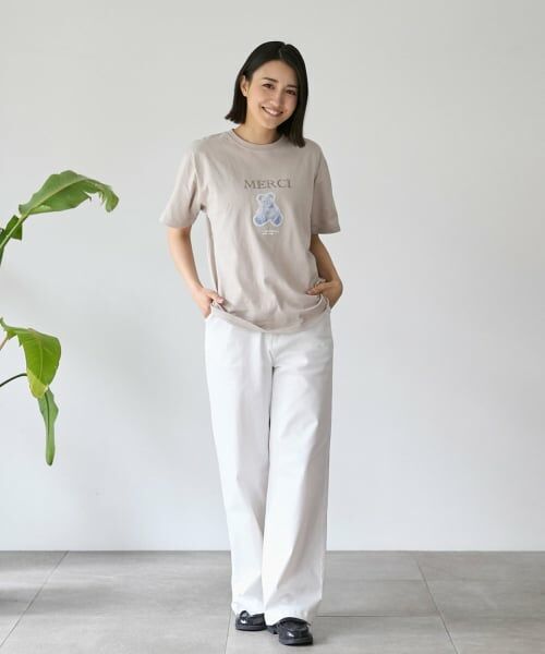 petit main LIEN / プティマイン リアン Tシャツ | 【親子リンク】【接触冷感】15th MERCI半袖Tシャツ | 詳細1
