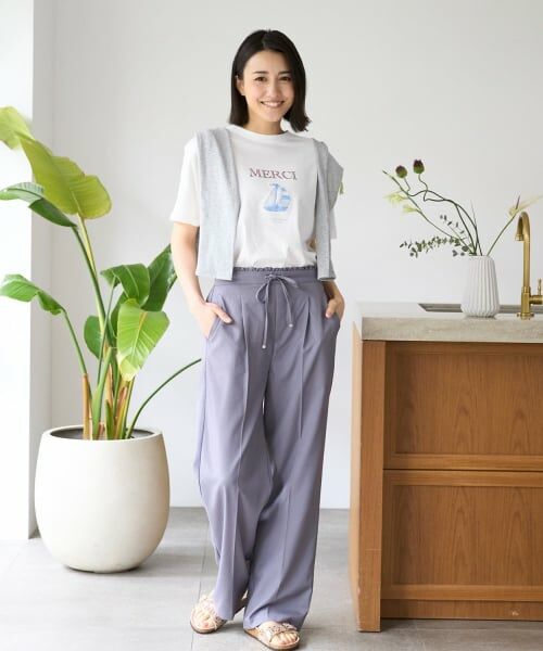 petit main LIEN / プティマイン リアン Tシャツ | 【親子リンク】【接触冷感】15th MERCI半袖Tシャツ | 詳細4
