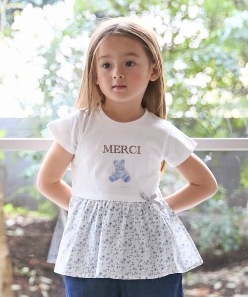 petit main LIEN / プティマイン リアン Tシャツ | 【親子リンク】【接触冷感】15th MERCI半袖Tシャツ | 詳細8