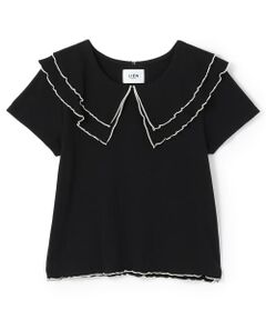 petit main LIEN / プティマイン リアン Tシャツ | 【接触冷感/リンク】メロー衿Tシャツ