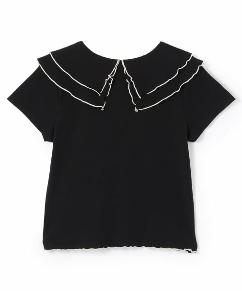 petit main LIEN / プティマイン リアン Tシャツ | 【接触冷感/リンク】メロー衿Tシャツ | 詳細1