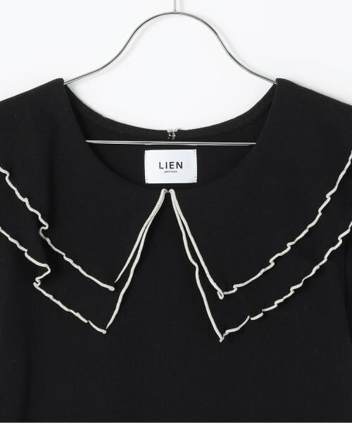 petit main LIEN / プティマイン リアン Tシャツ | 【接触冷感/リンク】メロー衿Tシャツ | 詳細2