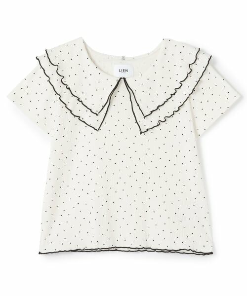petit main LIEN / プティマイン リアン Tシャツ | 【接触冷感/親子リンク】メロー衿Tシャツ | 詳細9