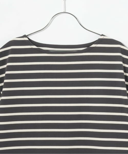 petit main LIEN / プティマイン リアン Tシャツ | ボーダーペプラム半袖Tシャツ | 詳細2